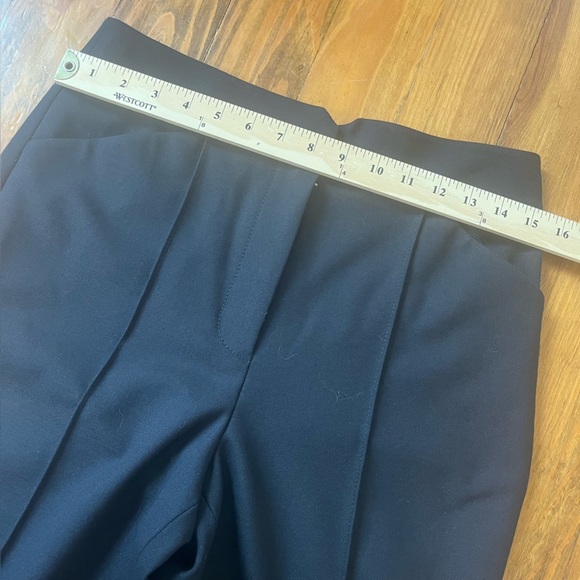 Rebecca Taylor Ottoman Notch Stretch Black High Waist Dress Pants Work Career 6 - Picture 13 of 16